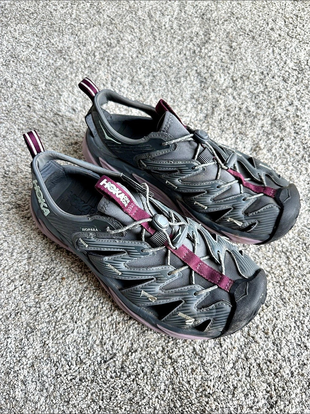 HOKA One Hopara US 9.5 Gray & Pink